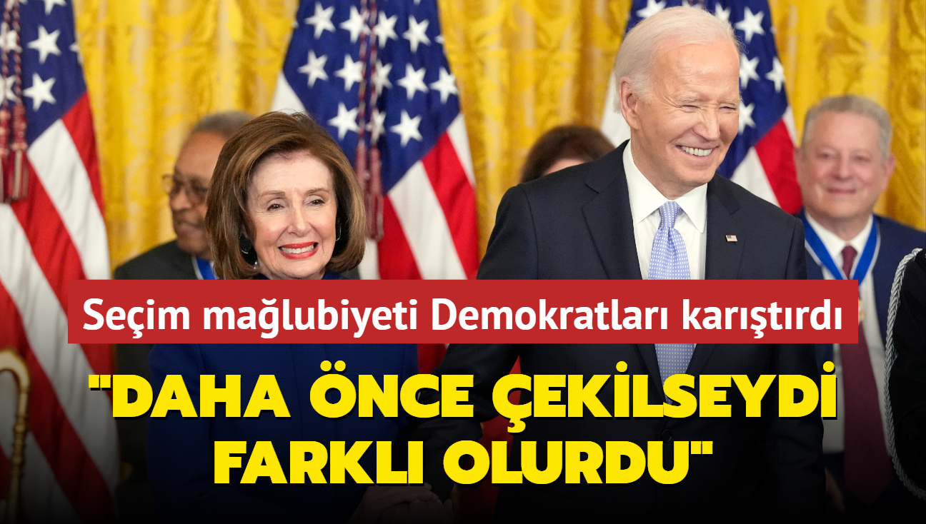 Seim malubiyeti Demokratlar kartrd... "Daha nce ekilseydi farkl olurdu"