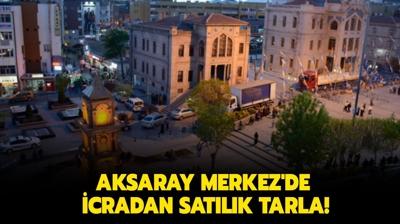 Aksaray Merkez'de icradan satlk tarla!