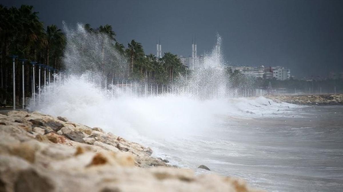 Meteoroloji'den Dou Akdeniz iin frtna uyars