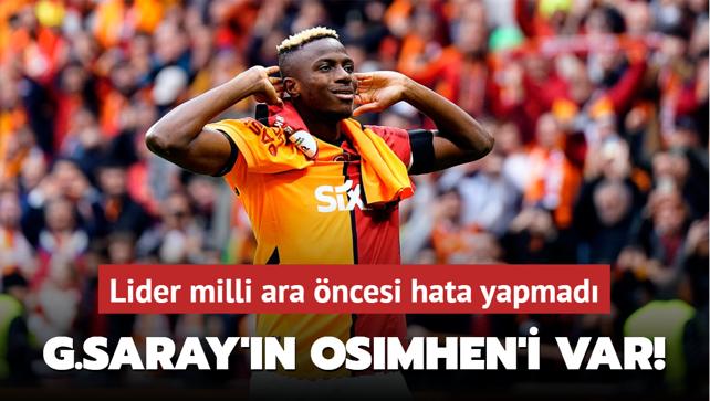 MA SONUCU: Galatasaray 3-2 Samsunspor