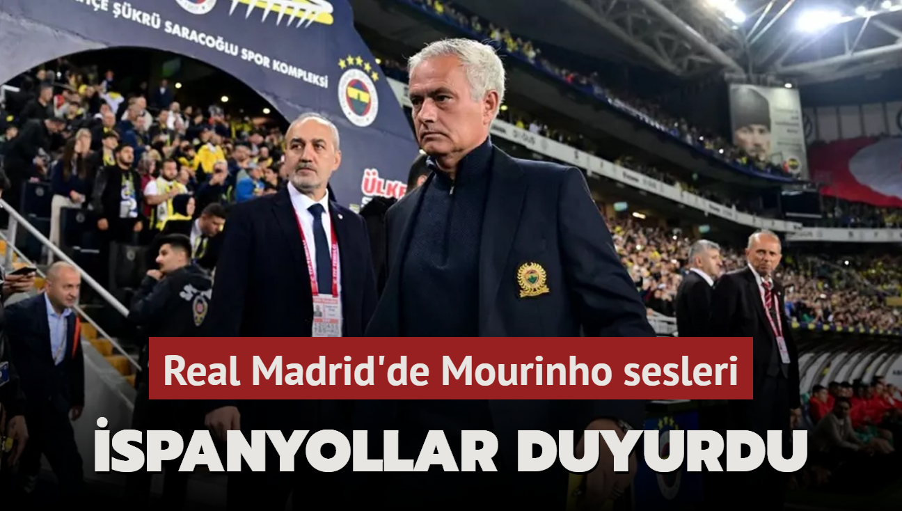 Real Madrid'de Mourinho sesleri