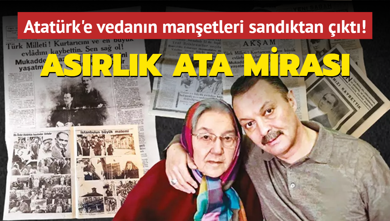 Sandktaki Ata miras... Atatrk'e vedann manetleri sandktan kt!