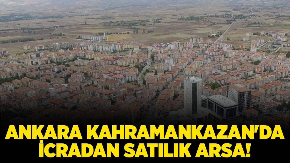 Ankara Kahramankazan'da 369 metrekare icradan satlk arsa!