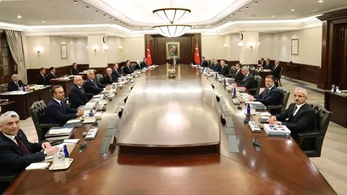 ankaya Kk'nde dzenlenen Kabine Toplants sona erdi
