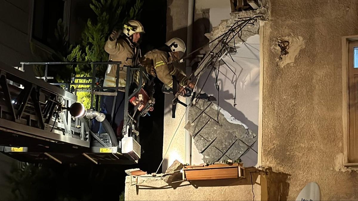 stanbul'da bir binann balkonu kt