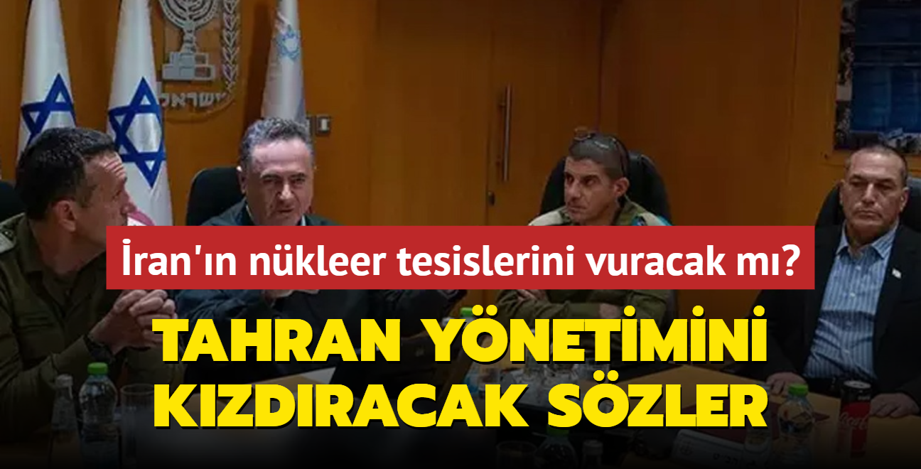 srail, ran'n nkleer tesislerini vuracak m? Yeni Savunma Bakan'ndan dikkat eken aklama!