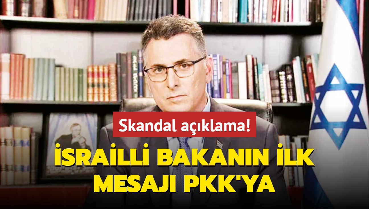 srailli bakann ilk mesaj PKK'ya