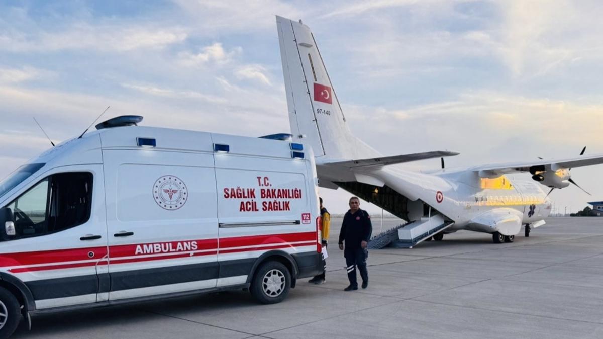 Mardin'de 6 aylk Delal bebein yardmna ambulans uak yetiti