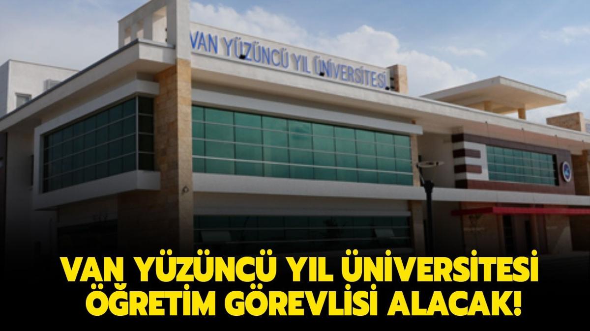 Van Yznc Yl niversitesi retim Grevlisi alacak!