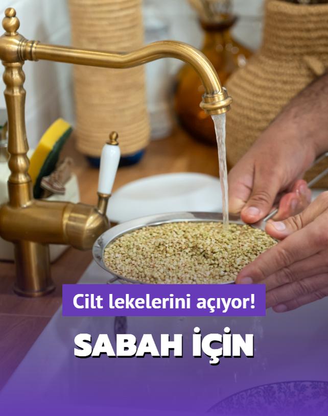 Cildi sakz gibi beyazlatan baharat! Suyu metabolizmay uuruyor: Sabah iin formda kaln