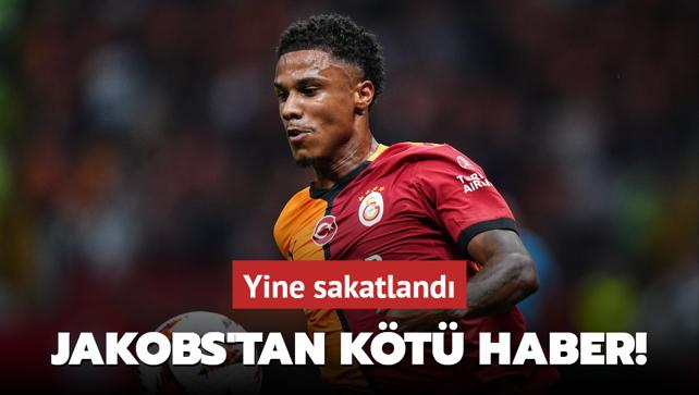 Galatasaray'a Ismail Jakobs'tan kt haber! Yine sakatland