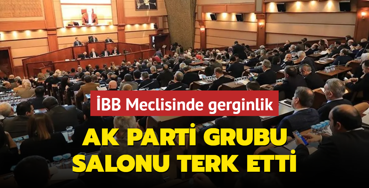 BB Meclisinde AK Parti'ye sz hakk verilmedi! Grup salonu terk etti