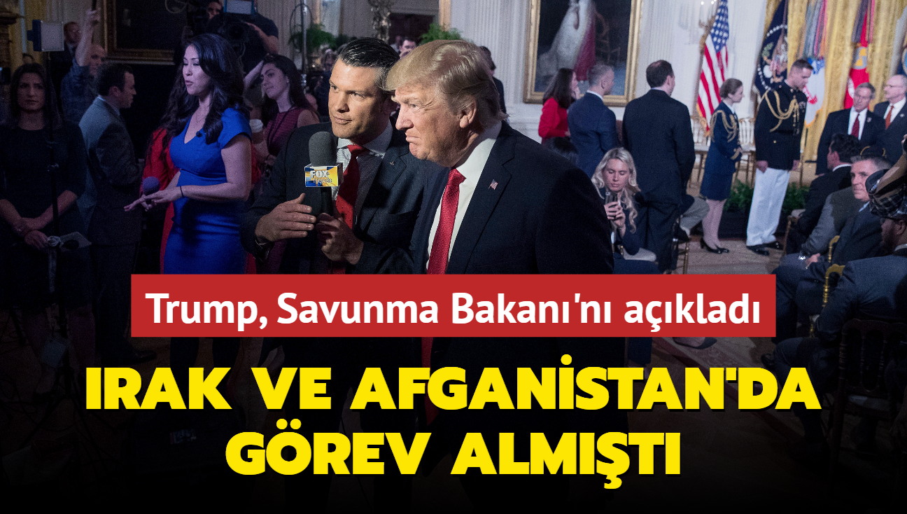 Irak ve Afganistan'da grev almt... Trump, Savunma Bakan'n aklad