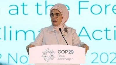 Emine Erdoan'dan COP29'a ilikin paylam