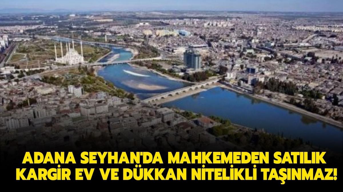 Adana Seyhan'da mahkemeden satlk kargir ev ve dkkan nitelikli tanmaz!