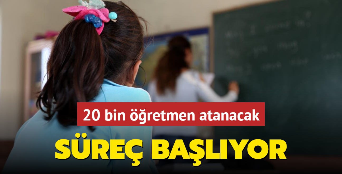 20 bin retmen atanacak! Bavuru sreci balyor