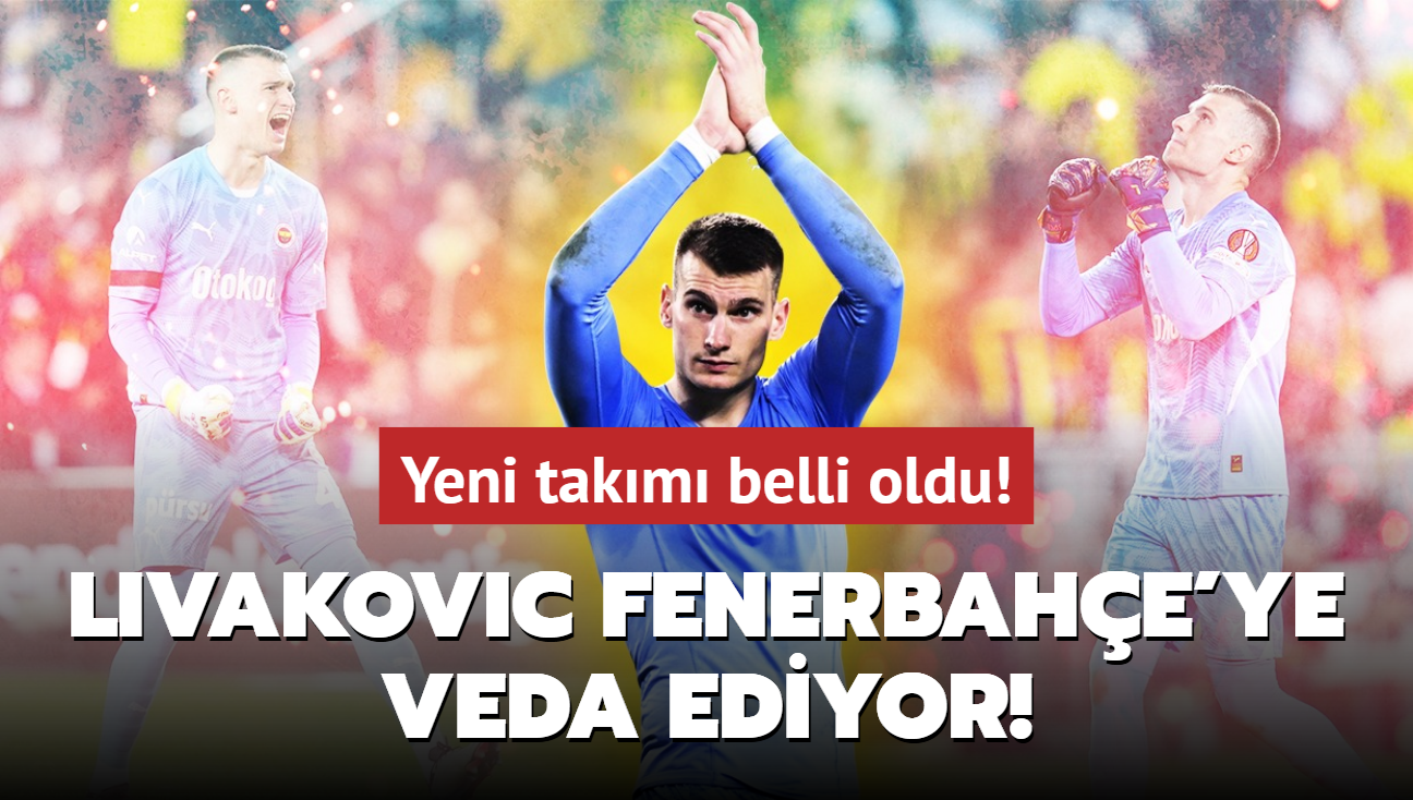 Dominik Livakovic Fenerbahe'ye veda ediyor! Yeni takm belli oldu