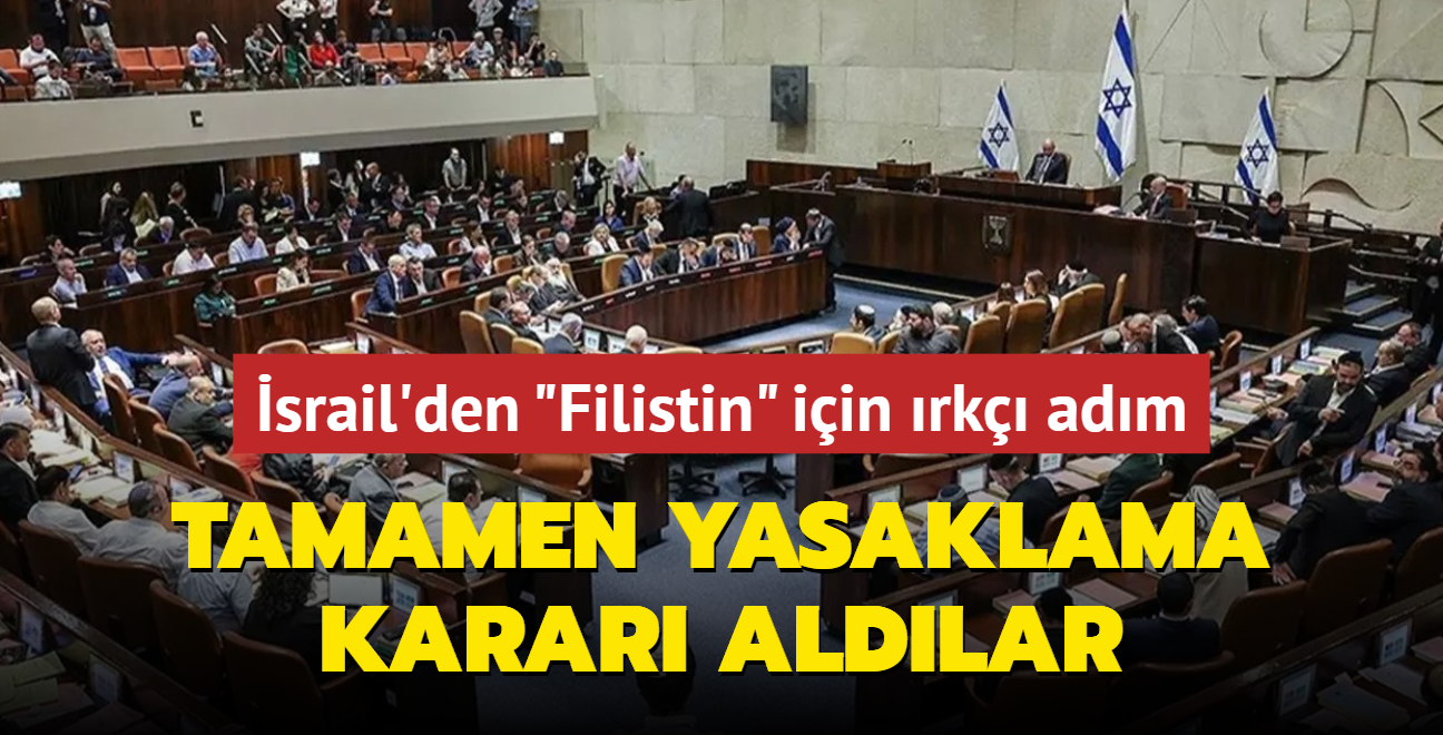 srail'den Filistin iin rk adm! Tamamen yasaklayacaklar