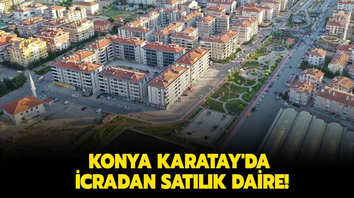 Konya Karatay'da icradan satlk daire!