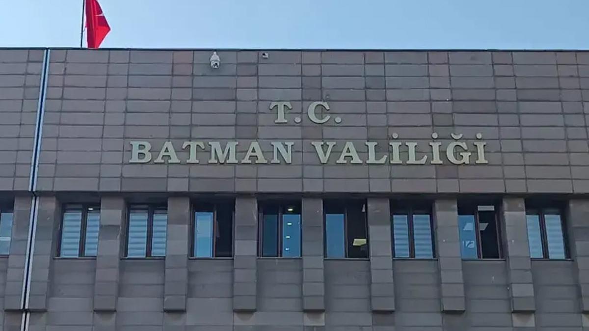 Valilik duyurdu: Batman'da 10 gnlk yasak