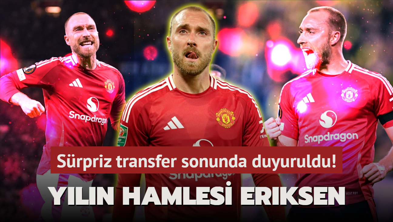 Yln hamlesi! Christian Eriksen sonunda "Geliyorum" dedi: Srpriz transfer duyuruldu