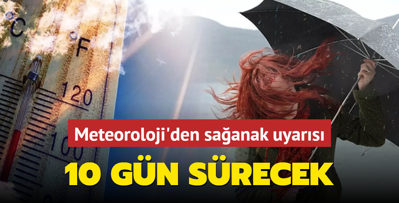 Meteoroloji uyard! 10 gn srecek