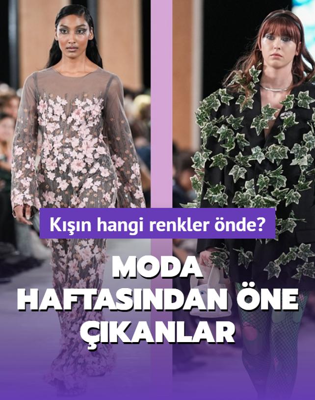 Moda haftasnda sonbahar/k koleksiyonundan ne kanlar