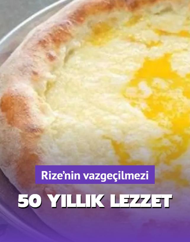 Rize'nin 50 yllk Derepazar pidesi tarifi! Akam yemeine tescilli lezzet