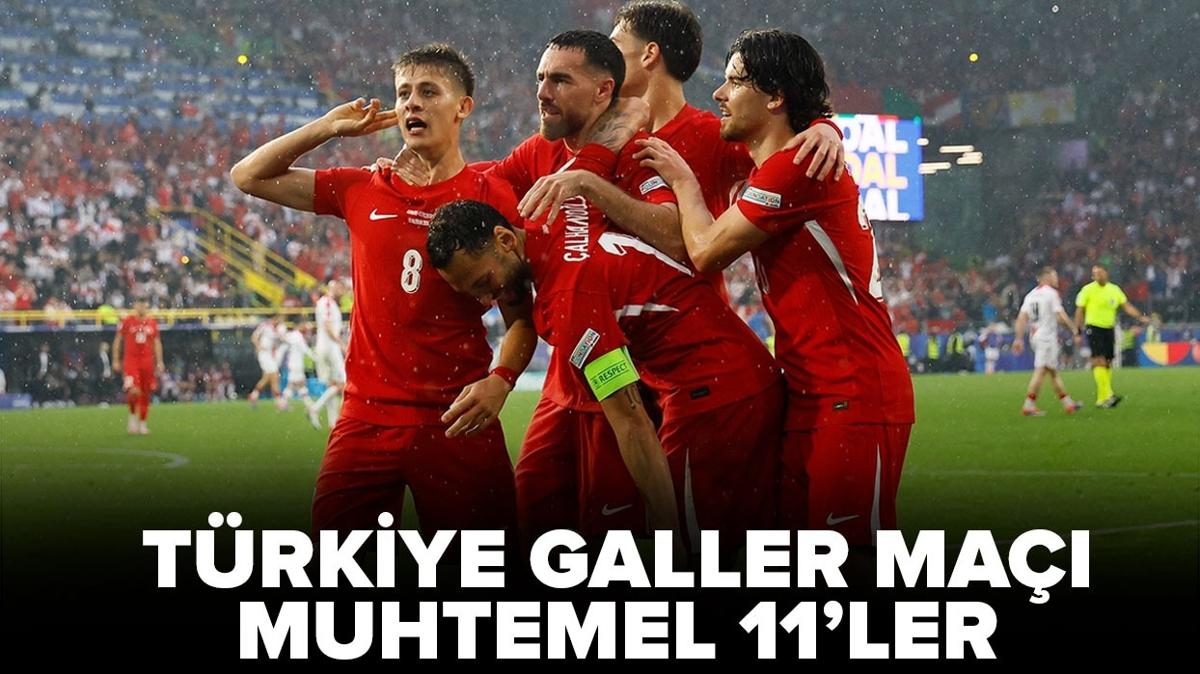 Trkiye-Galler ma muhtemel 11'ler belli oldu! Arda Gler, Trkiye-Galler ma kadrosunda yer alacak m"