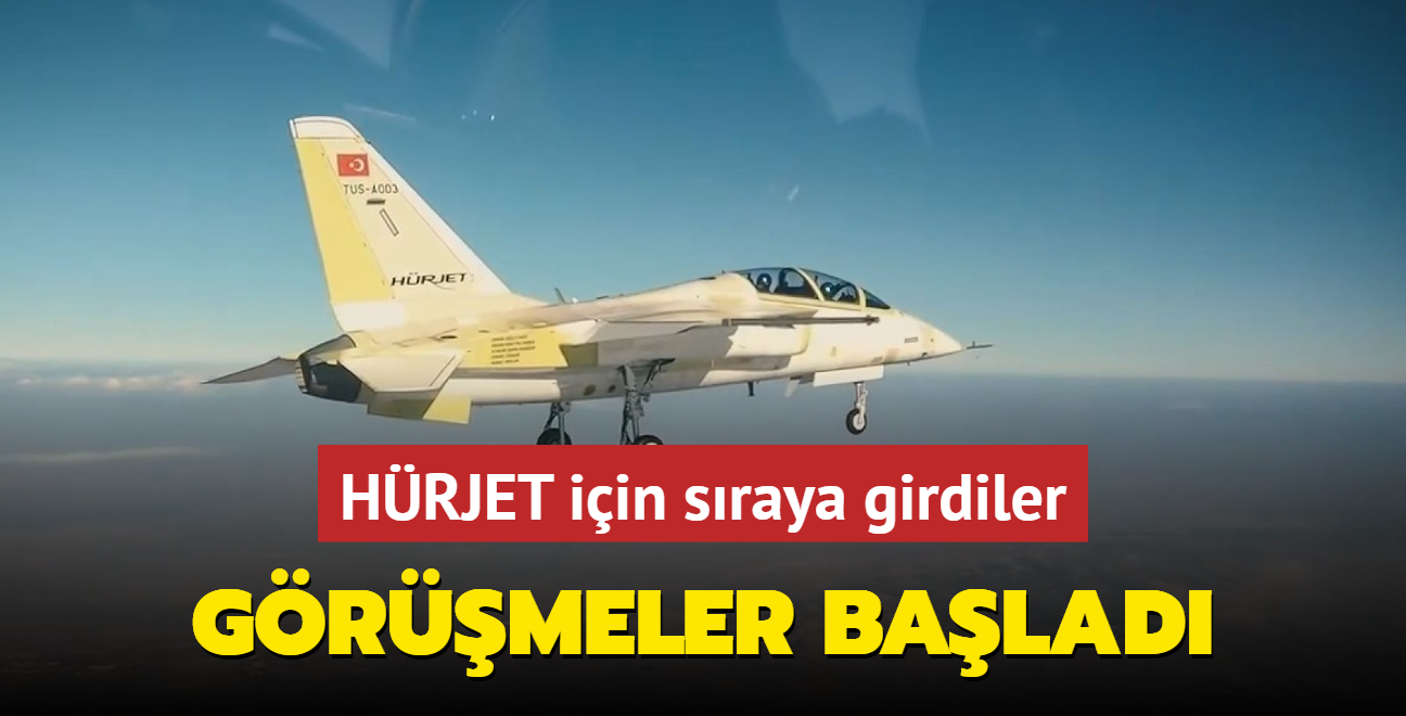 TUSA duyurdu: HRJET iin sraya girdiler! Grmeler resmen balad