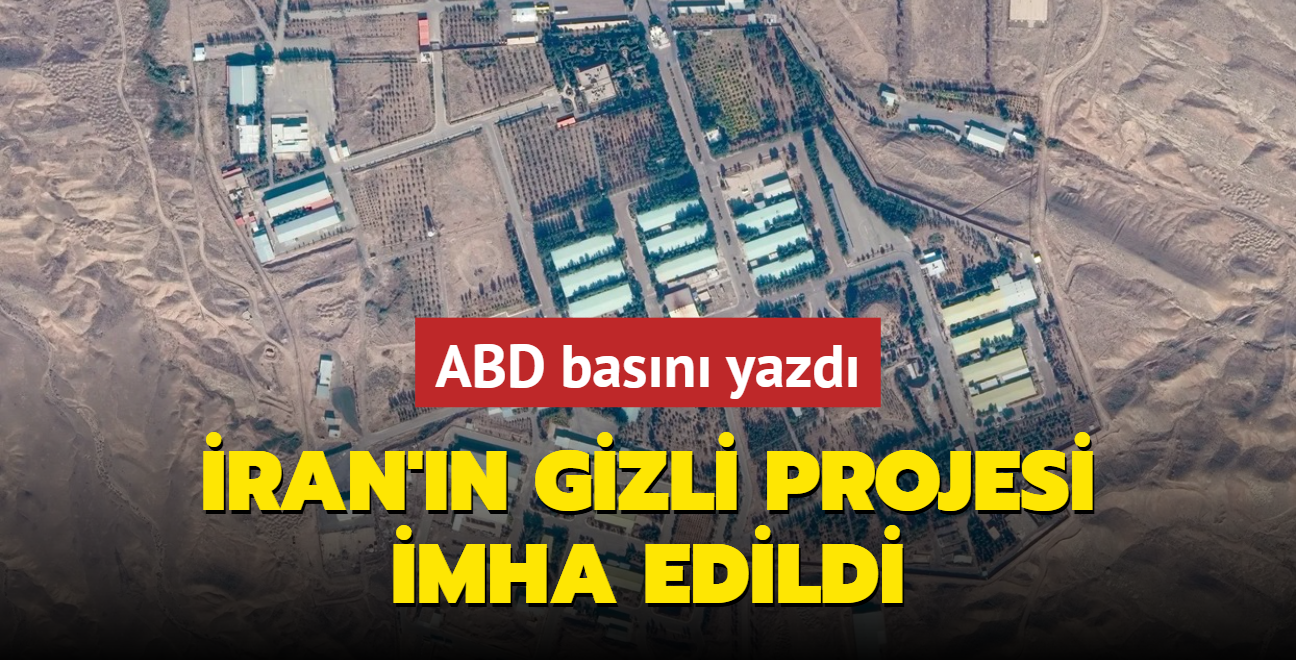 ABD basn yazd! ran'n gizli projesi imha edildi