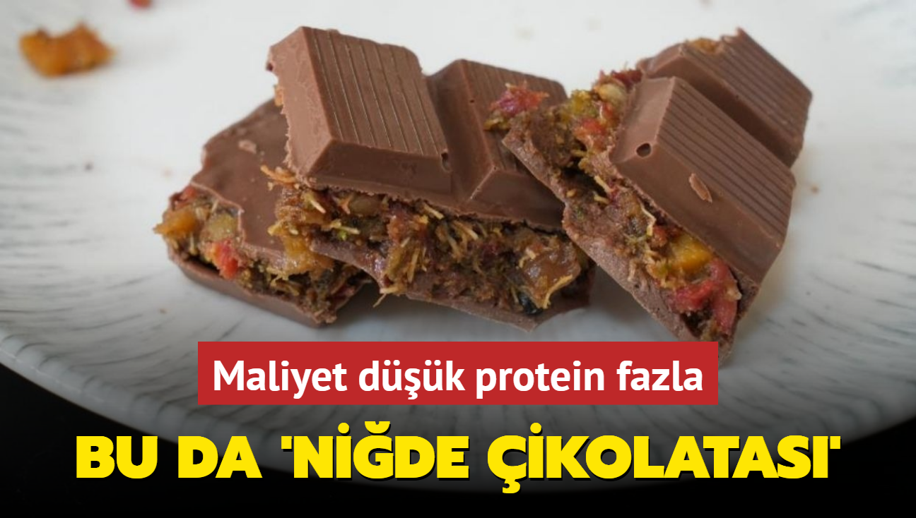 Dubai ikolatasna alternatif 'Nide ikolatas'... Maliyet dk protein fazla