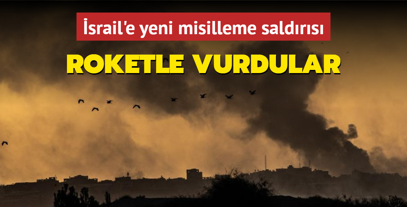 Yeni misilleme saldrs! srail ordusunu roketle vurdular