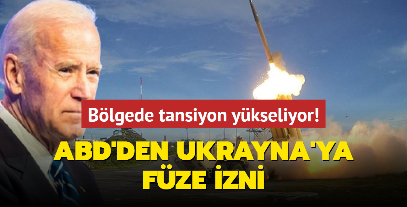 Blgede tansiyon ykseliyor! ABD'den Ukrayna'ya fze izni