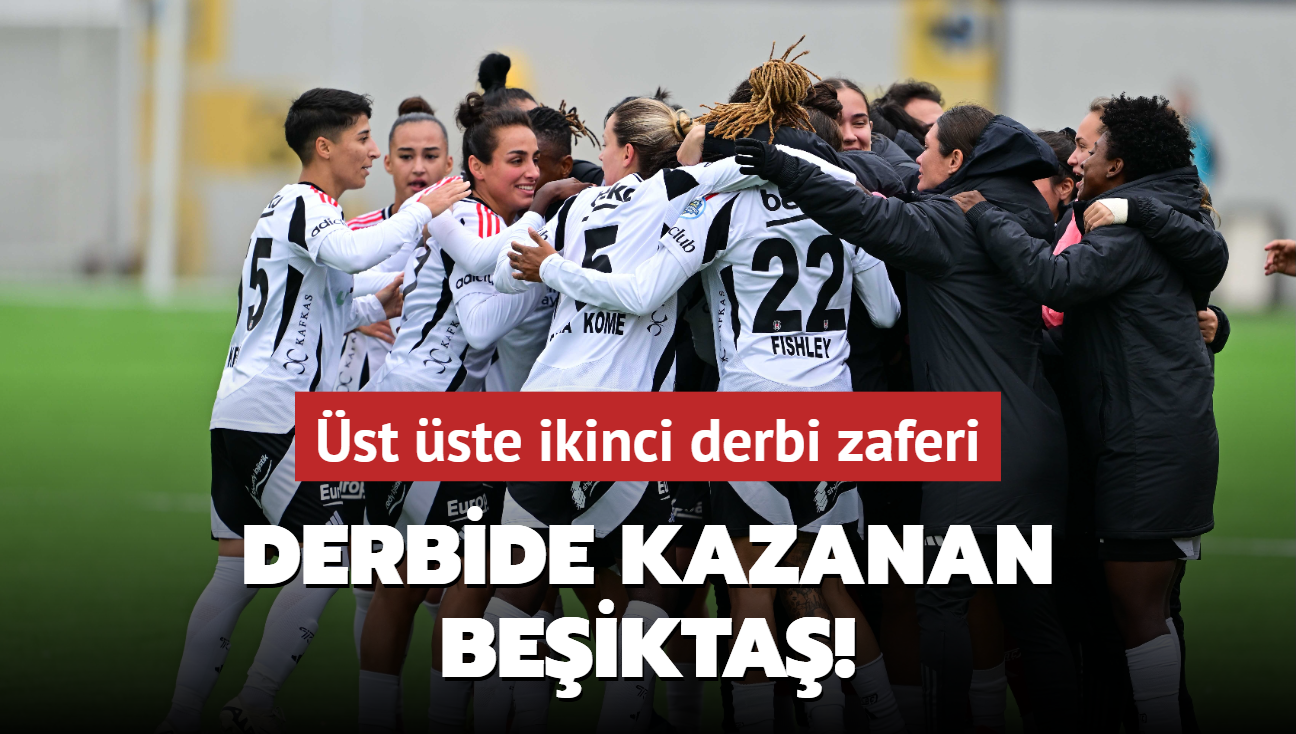 Derbide kazanan Beikta! st ste ikinci derbi zaferi