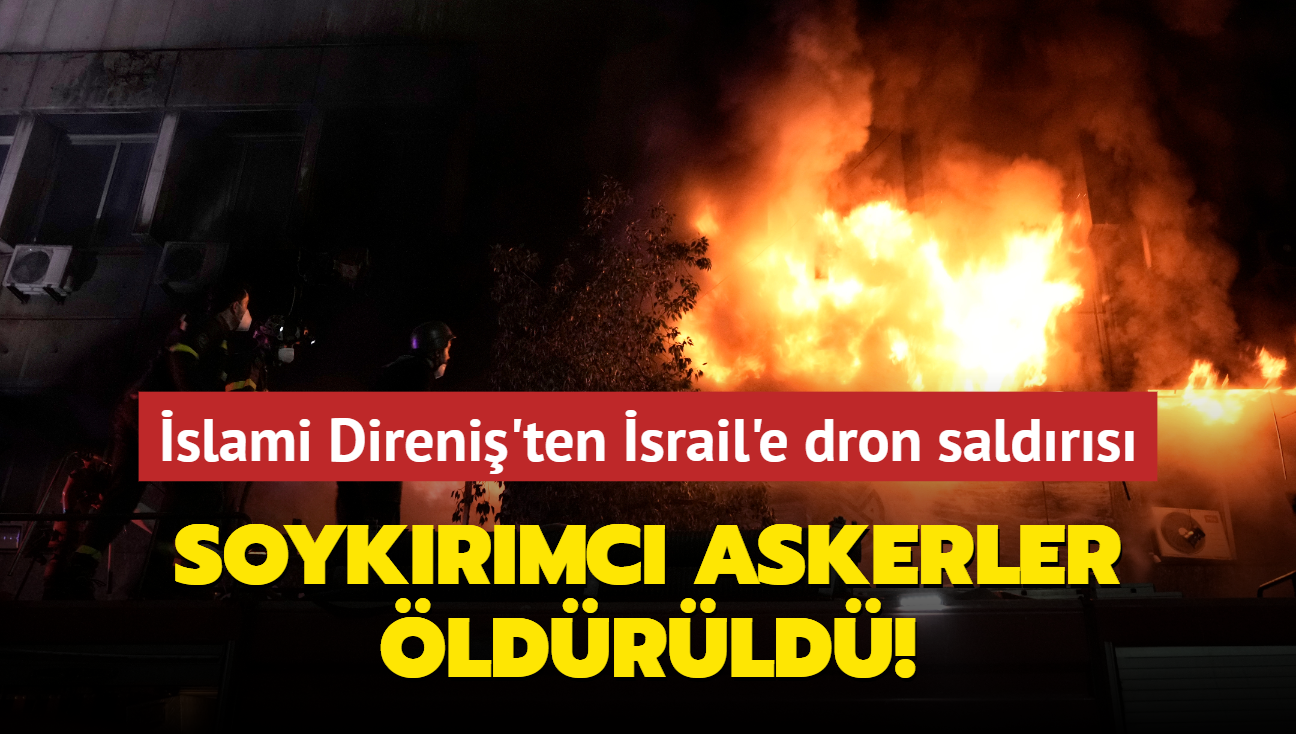 slami Direni'ten srail'e dron saldrs... Soykrmc askerler ldrld!