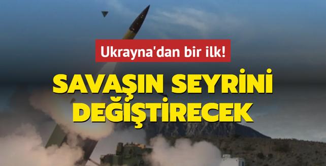 Ukrayna'dan bir ilk... Sava seyrini deitirecek