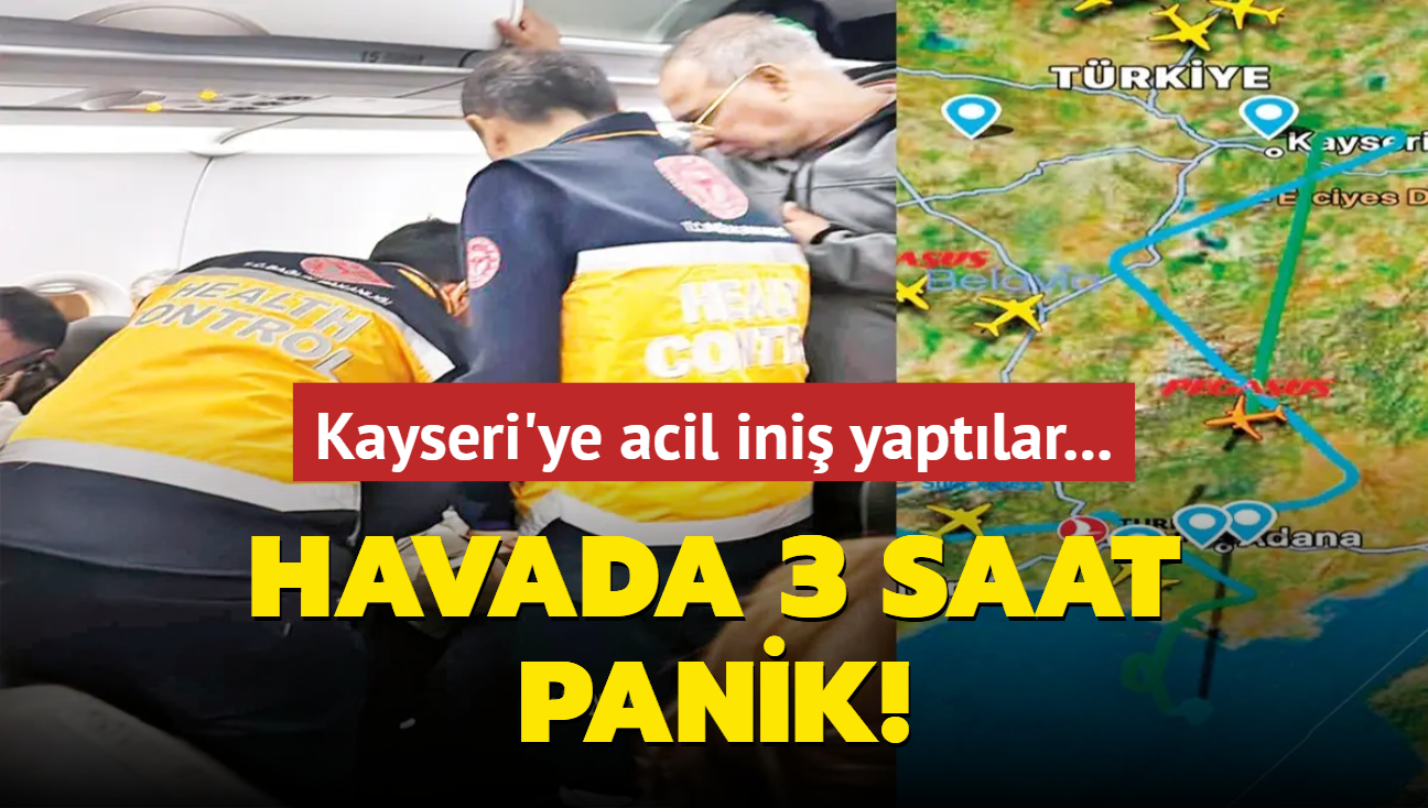 Havada 3 saat panik!