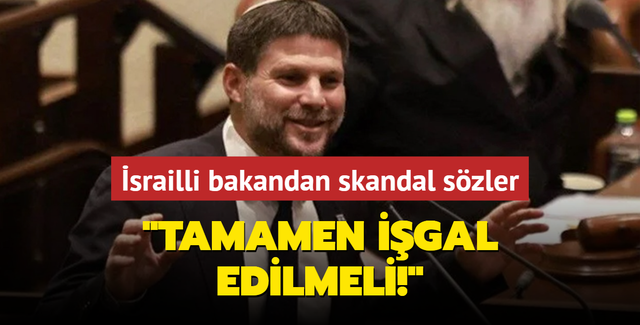 srailli bakandan skandal szler: Tamamen igal edilmeli!