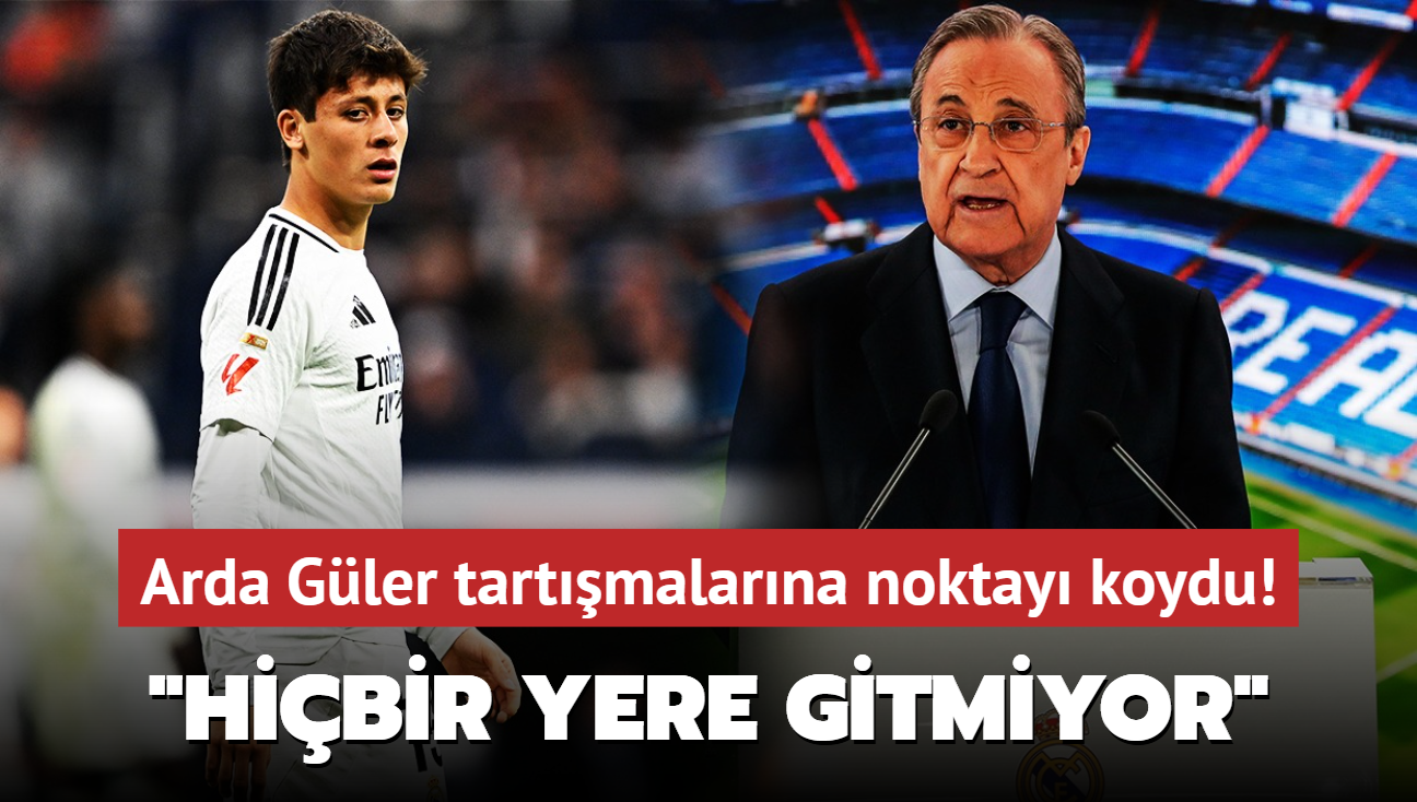 Perez, Arda Gler tartmalarna son noktay koydu! "Hibir yere gitmiyor"