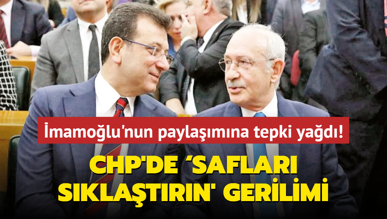 CHP'de saflar sklatrn' gerilimi