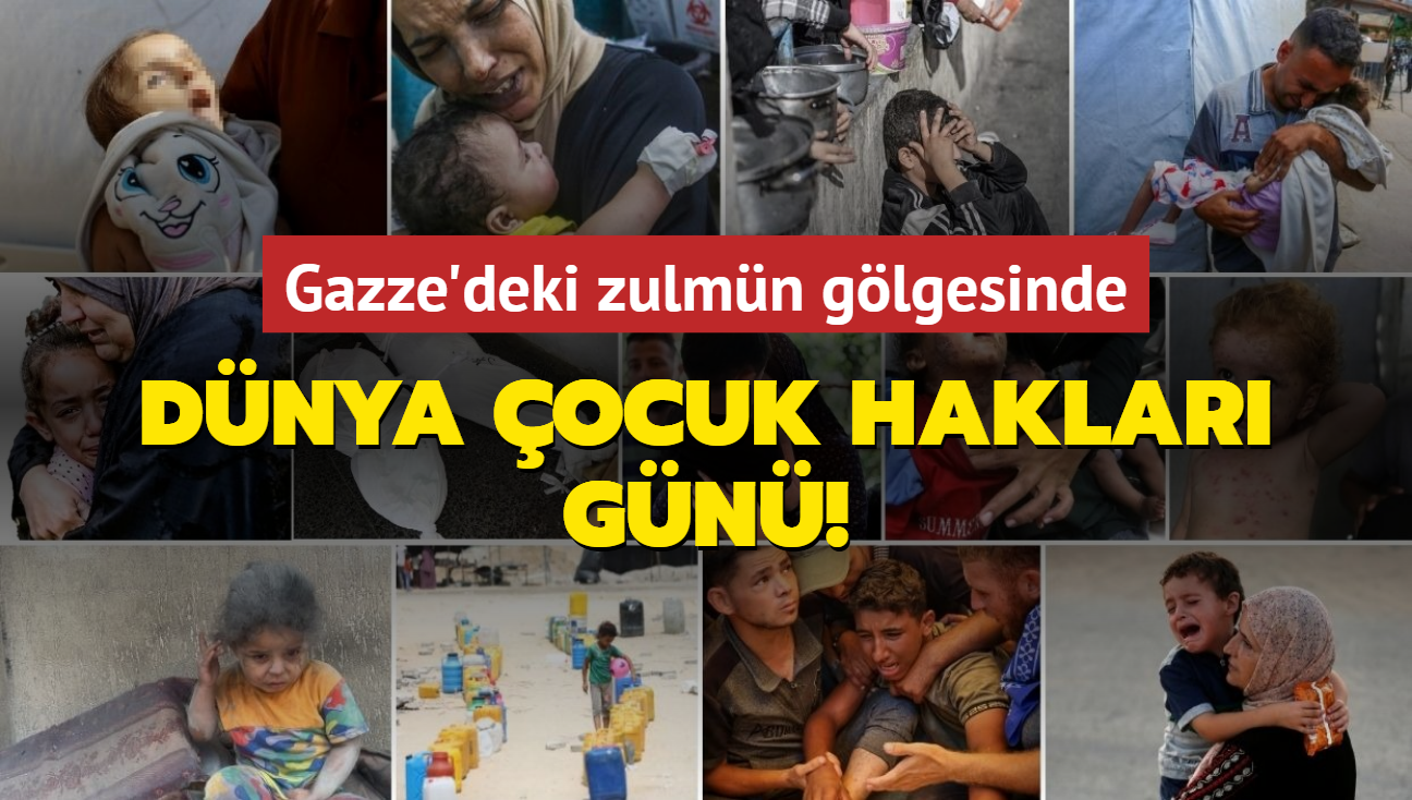 Gazze'deki zulmn glgesinde 20 Kasm 'Dnya ocuk Haklar Gn'