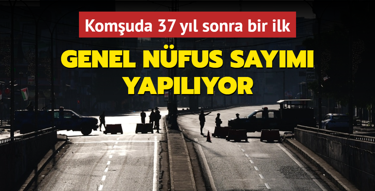 Komuda 37 yl sonra bir ilk! Genel nfus saym yaplyor