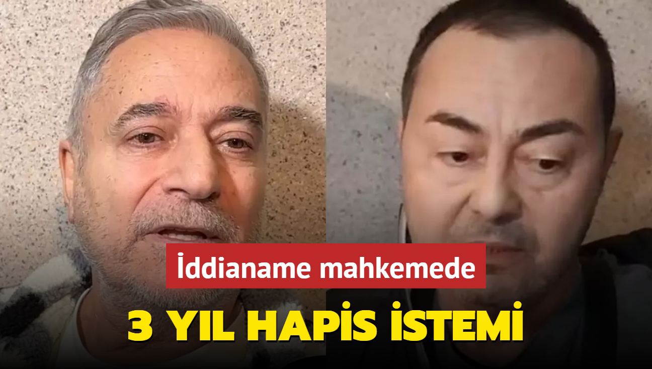 Mehmet Ali Erbil ve Serdar Orta hakknda 3 yl hapis istemi!