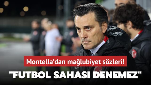 Montella'dan malubiyet szleri! "Futbol sahas denemeyecek bir yer"