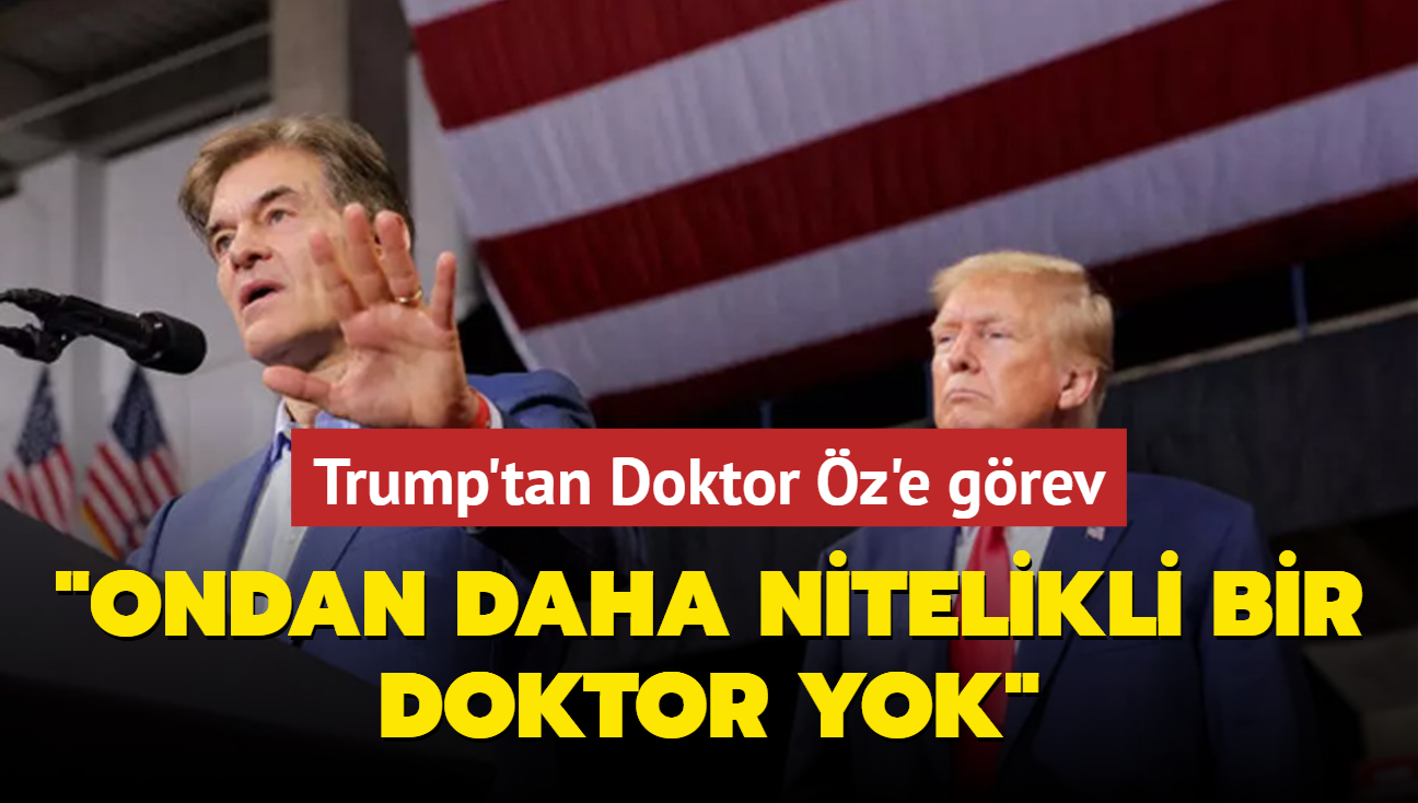 Trump'tan Doktor z'e grev: Ondan daha nitelikli bir doktor yok