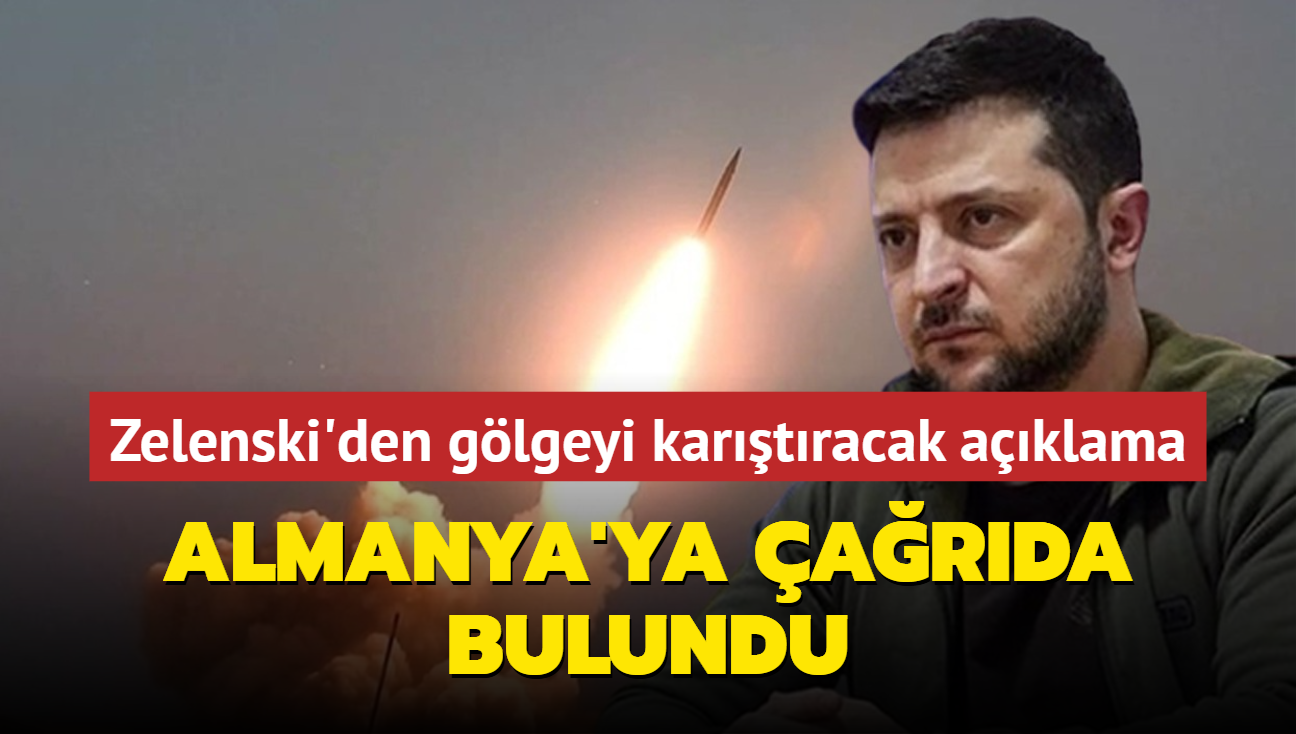 Zelenski'den glgeyi kartracak aklama... Almanya'ya arda bulundu