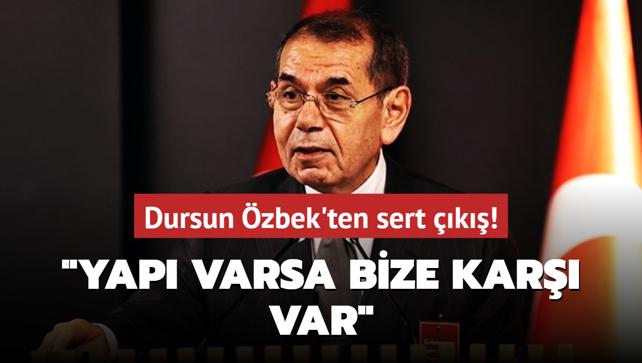 Dursun zbek'ten sert k! "Yap varsa bize kar var"