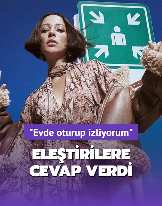 Eletirilere cevap verdi