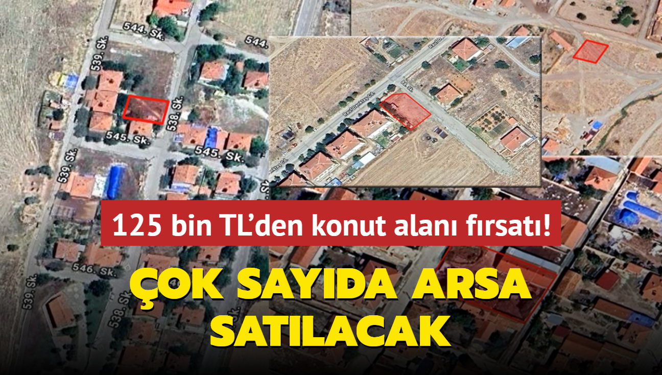 Milli Emlak resmen aklad: ok sayda arsa satlacak! 125 bin TL'den konut alan frsat